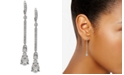 Givenchy Crystal Linear Drop Earrings